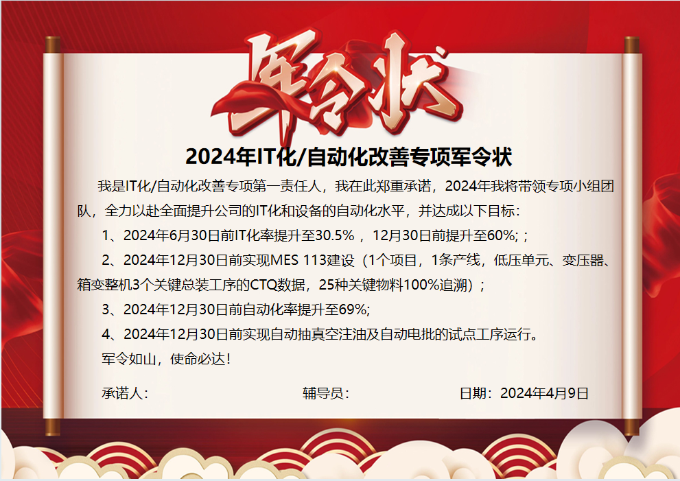 山东泰开箱变有限公司 质量管控系统QMS开工建设(图2)
